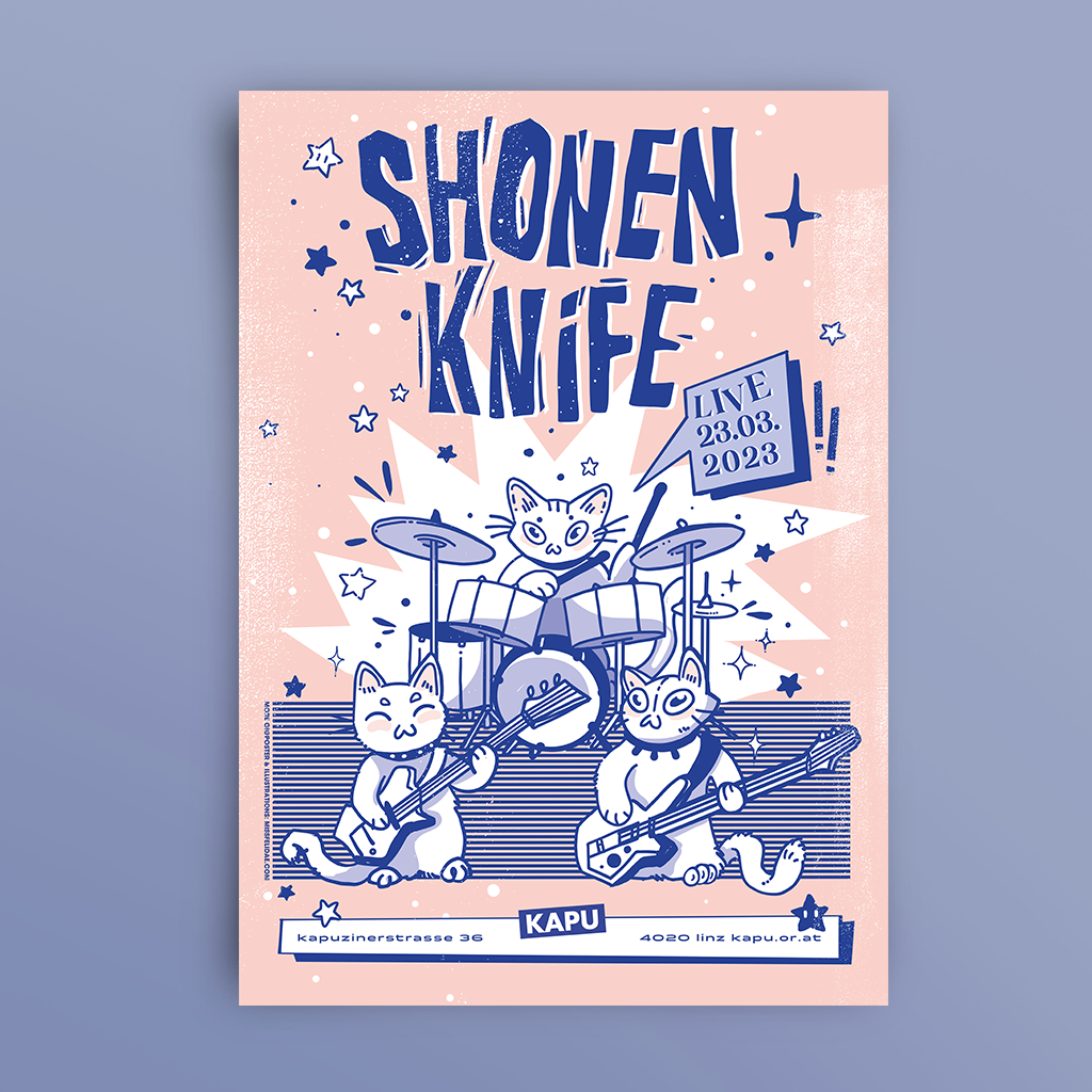 SHONEN KNIFE / Gigposter